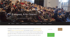 Desktop Screenshot of eastportartscenter.org